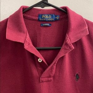 Ralph Lauren short Sleeve Polo in maroon